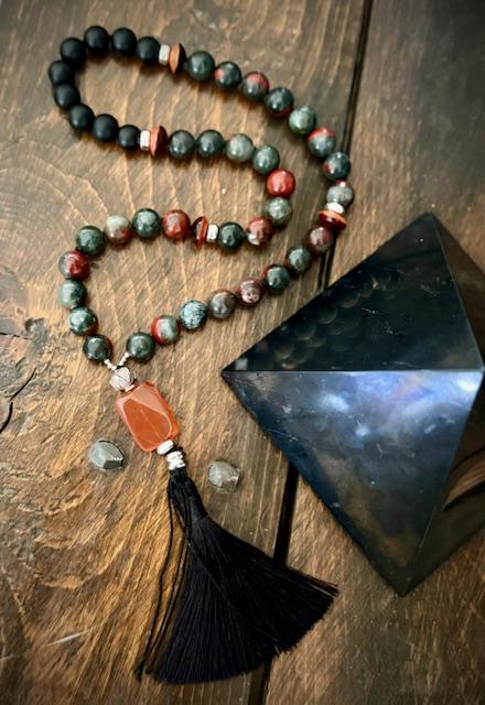 The Primal Power Mala 45 beads japa mini mala codigos sagrados