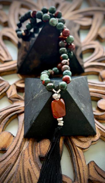 The Primal Power Mala 45 beads japa mini mala codigos sagrados