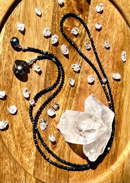 Sapphire Lariat Necklace