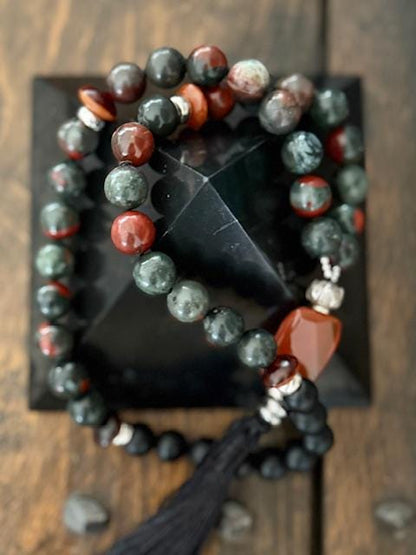 The Primal Power Mala 45 beads japa mini mala codigos sagrados