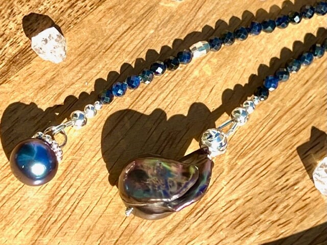 Sapphire Lariat Necklace