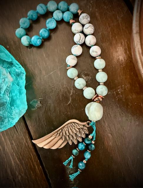 Divine Manifestation Mala 27 bead mini/pocket japa mala bracelet yoga meditation devotion