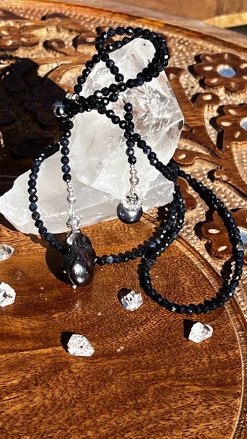 Sapphire Lariat Necklace
