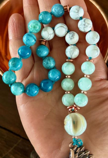 Divine Manifestation Mala 27 bead mini/pocket japa mala bracelet yoga meditation devotion