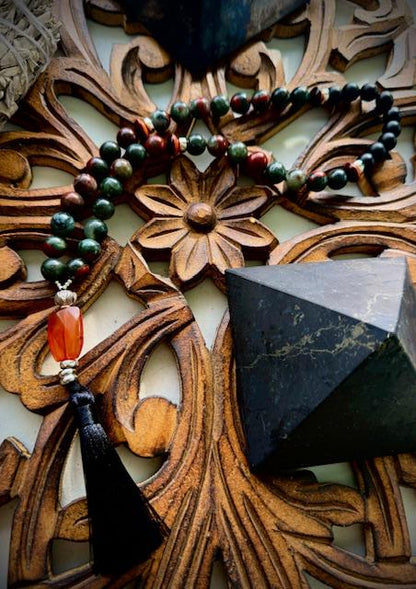 The Primal Power Mala 45 beads japa mini mala codigos sagrados